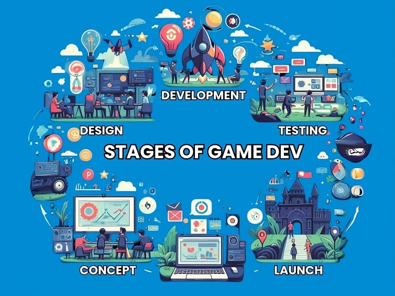 What are the Stages of Game Development.
